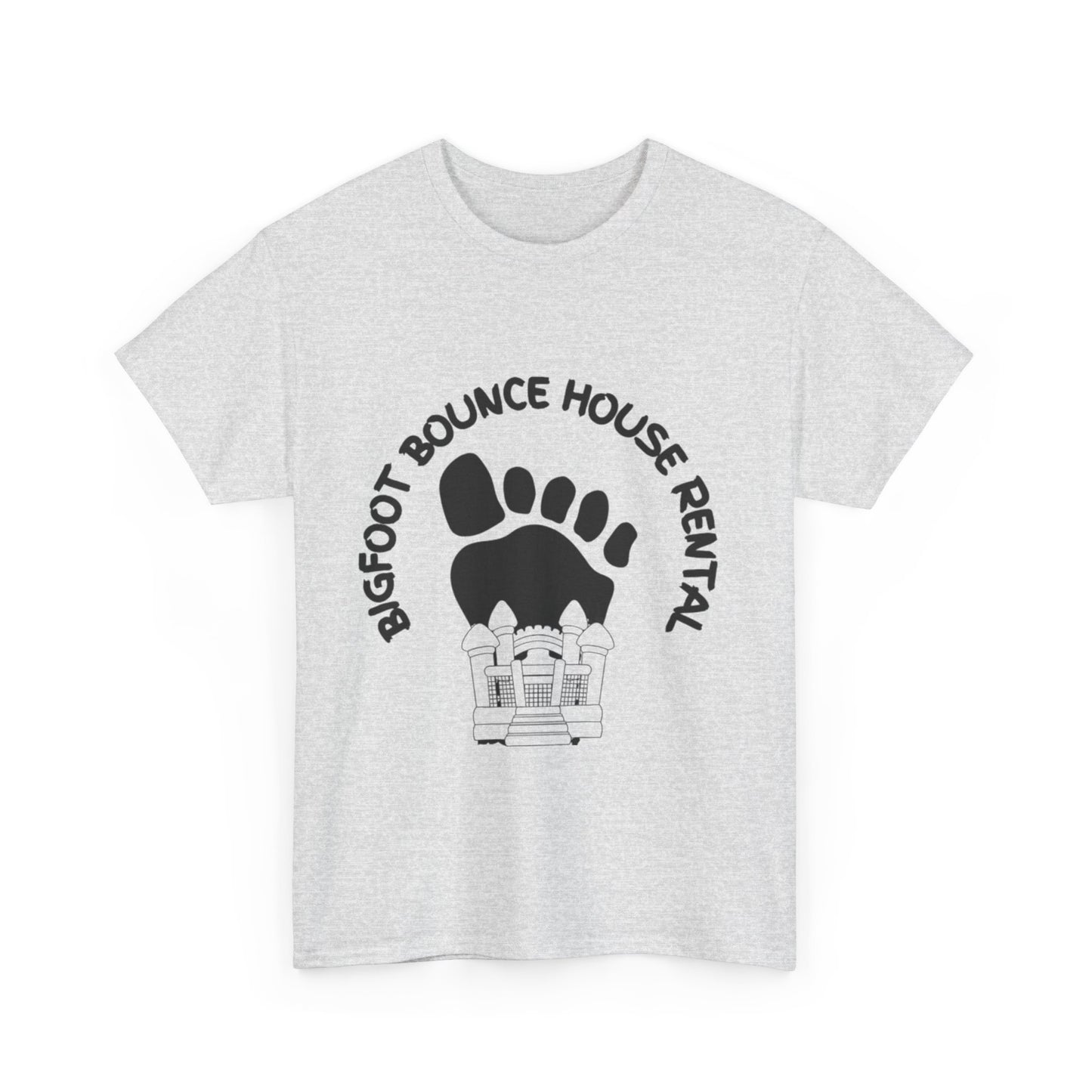 Bigfoot Bounce House Rental Tee, Unisex Cotton T-Shirt, Fun Party Shirt, Outdoor Adventure Wear, Gift for Kids' Parties