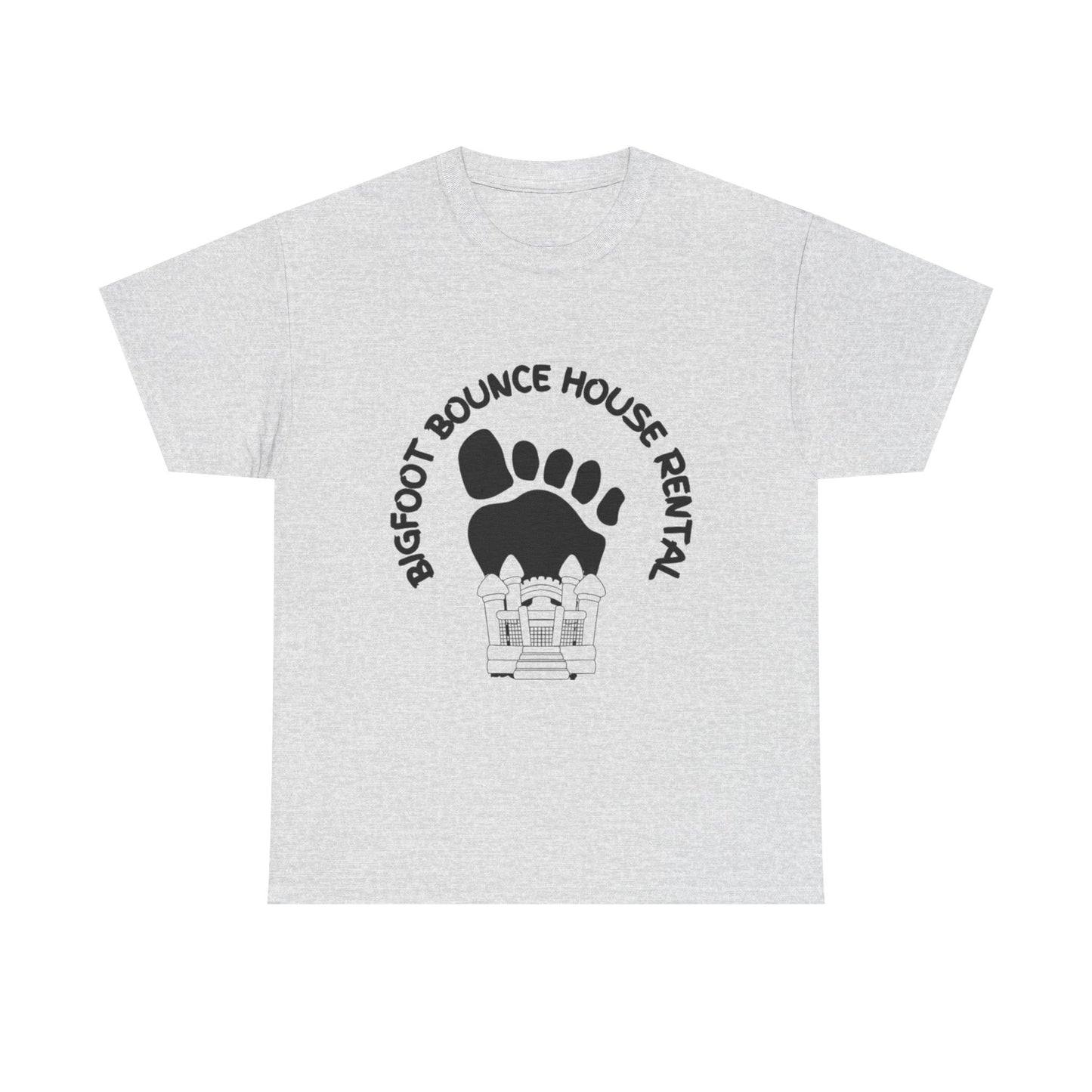 Bigfoot Bounce House Rental Tee, Unisex Cotton T-Shirt, Fun Party Shirt, Outdoor Adventure Wear, Gift for Kids' Parties