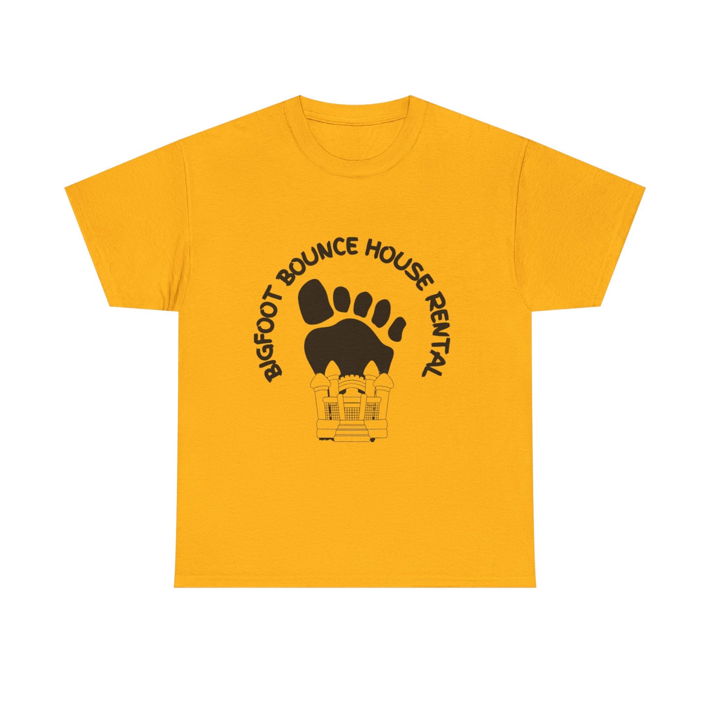 Bigfoot Bounce House Rental Tee, Unisex Cotton T-Shirt, Fun Party Shirt, Outdoor Adventure Wear, Gift for Kids' Parties